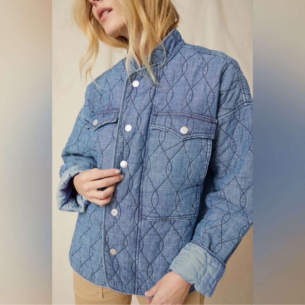 Amos Blue Quilted Women's Jacket